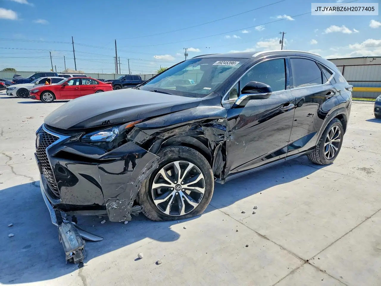 2017 Lexus Nx 200T F Sport VIN: JTJYARBZ6H2077405 Lot: 59245396