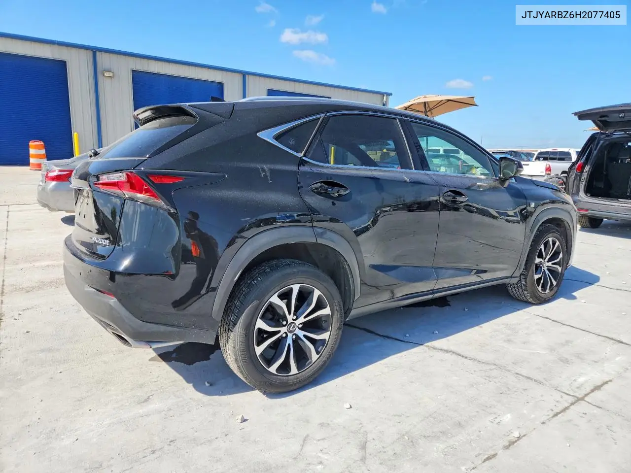 2017 Lexus Nx 200T F Sport VIN: JTJYARBZ6H2077405 Lot: 59245396