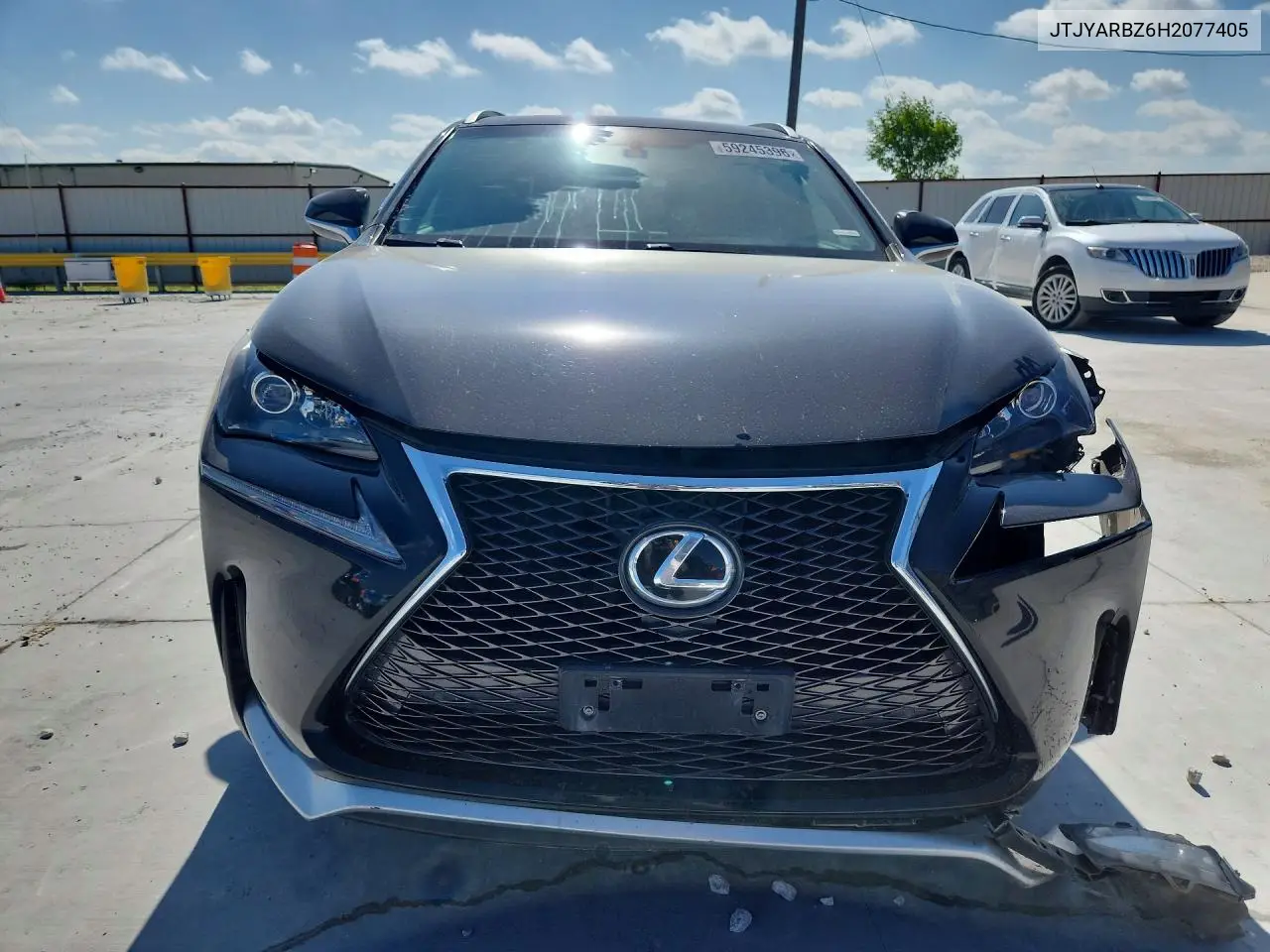 2017 Lexus Nx 200T F Sport VIN: JTJYARBZ6H2077405 Lot: 59245396