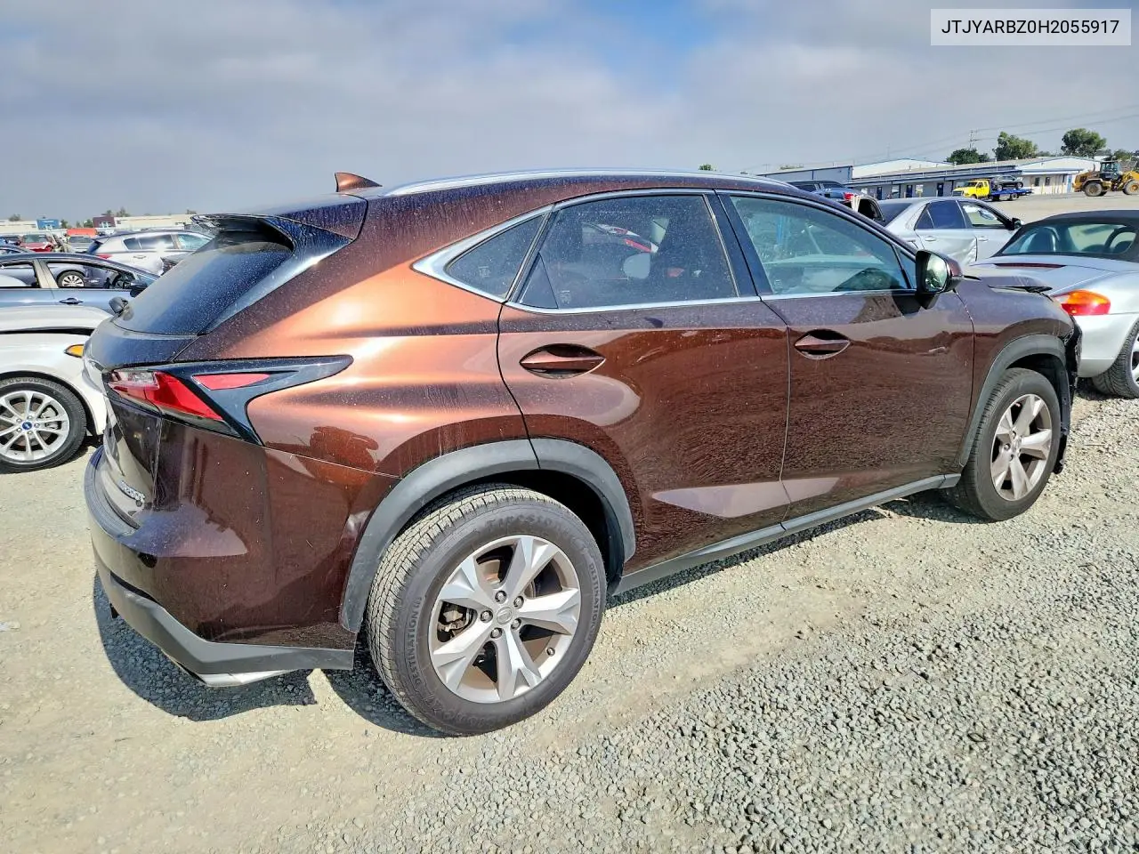 2017 Lexus Nx 200T Base VIN: JTJYARBZ0H2055917 Lot: 59980466