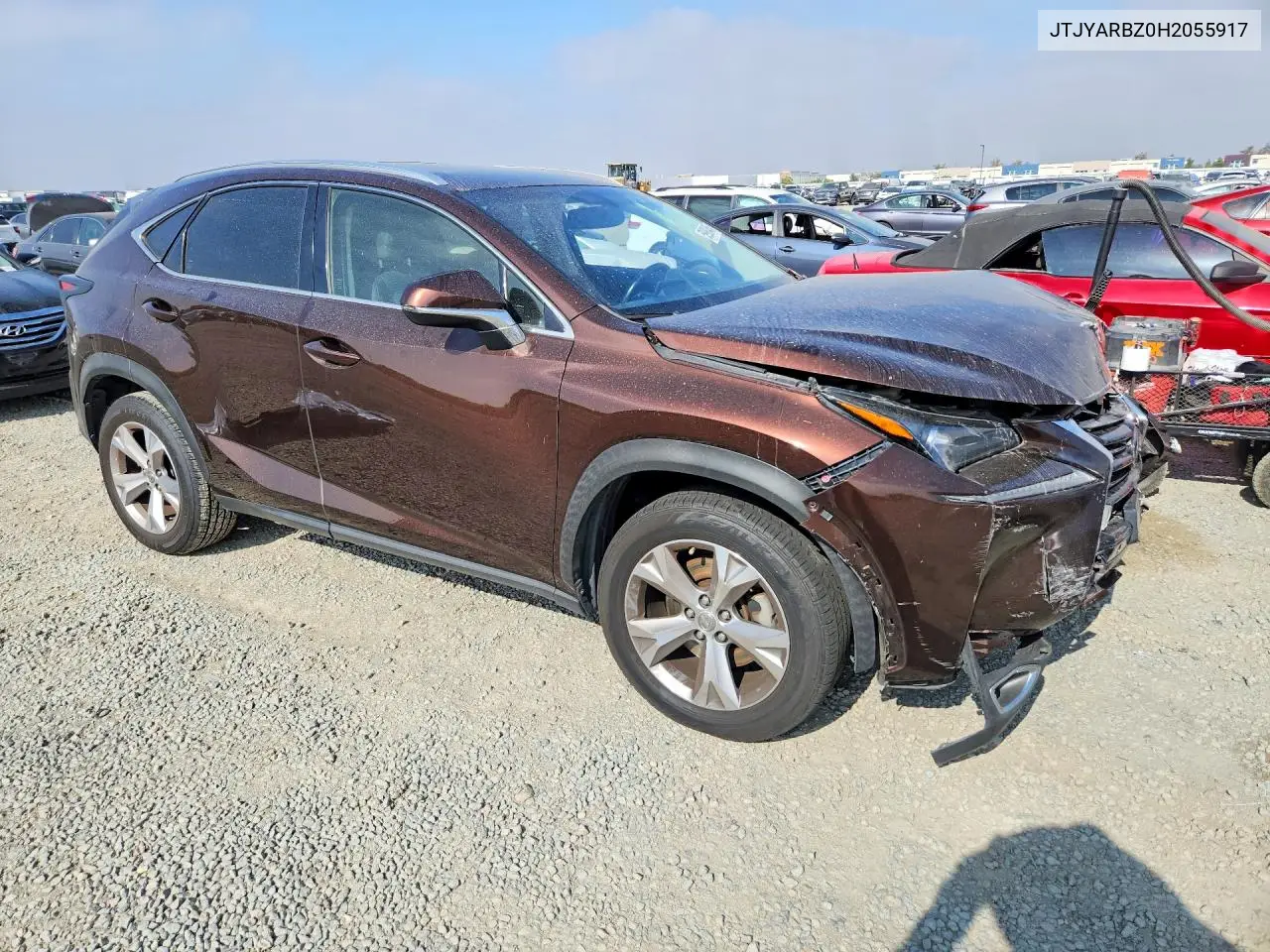 2017 Lexus Nx 200T Base VIN: JTJYARBZ0H2055917 Lot: 59980466