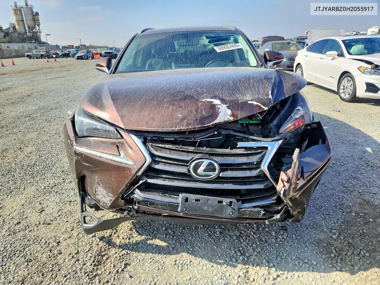 2017 Lexus Nx 200T Base VIN: JTJYARBZ0H2055917 Lot: 59980466