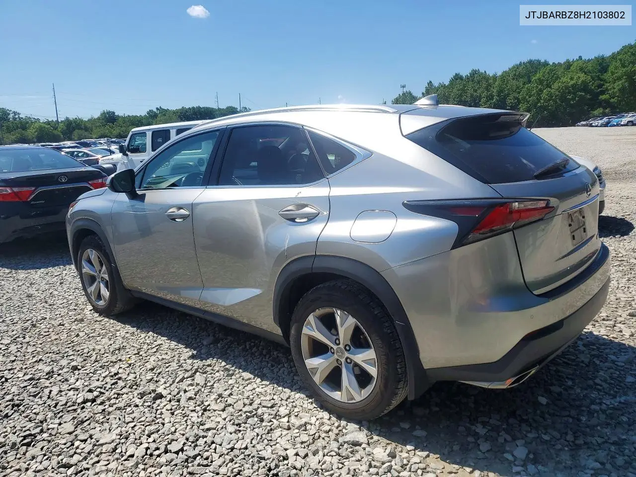 2017 Lexus Nx 200T Base VIN: JTJBARBZ8H2103802 Lot: 60205046