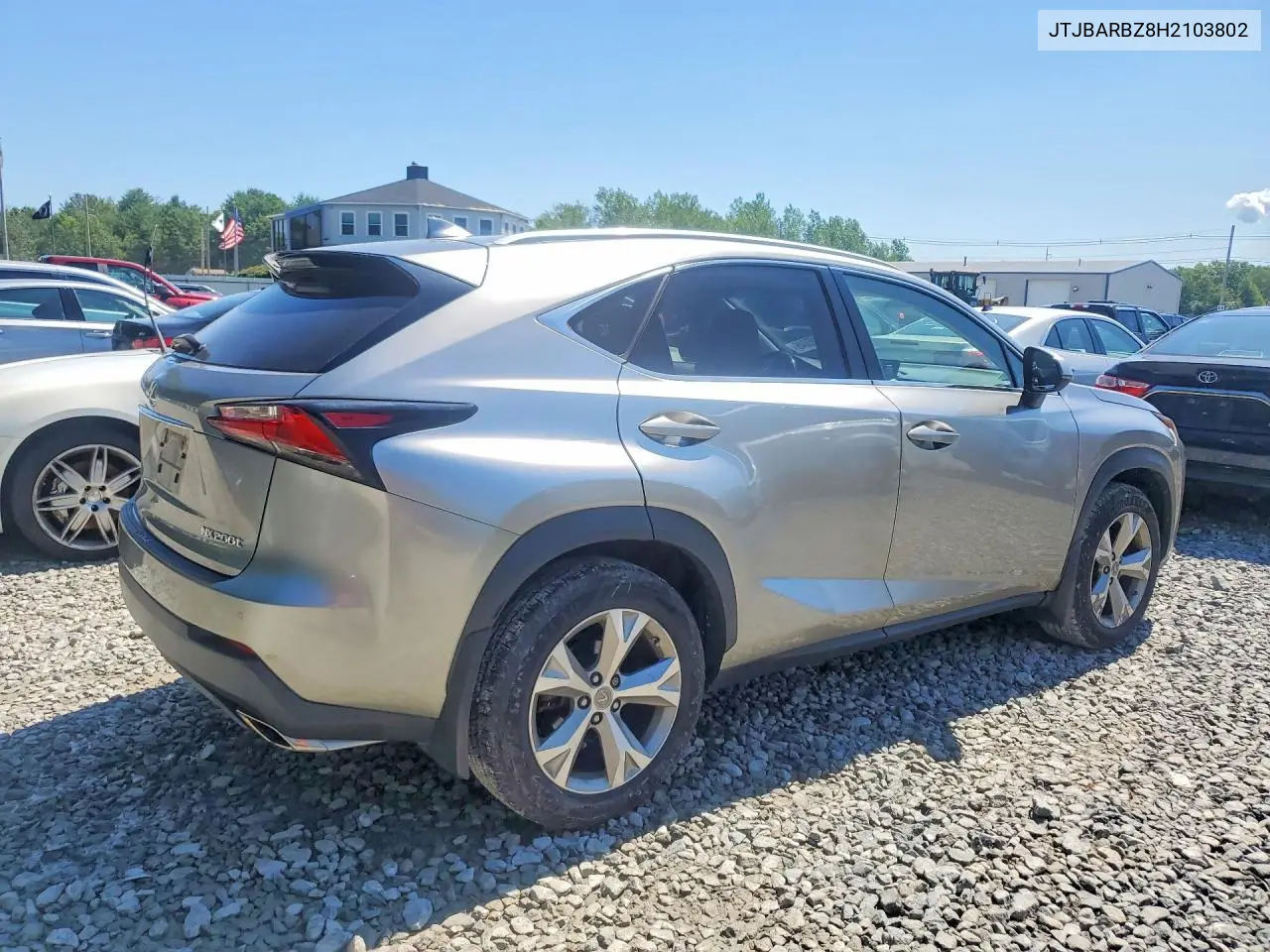 2017 Lexus Nx 200T Base VIN: JTJBARBZ8H2103802 Lot: 60205046