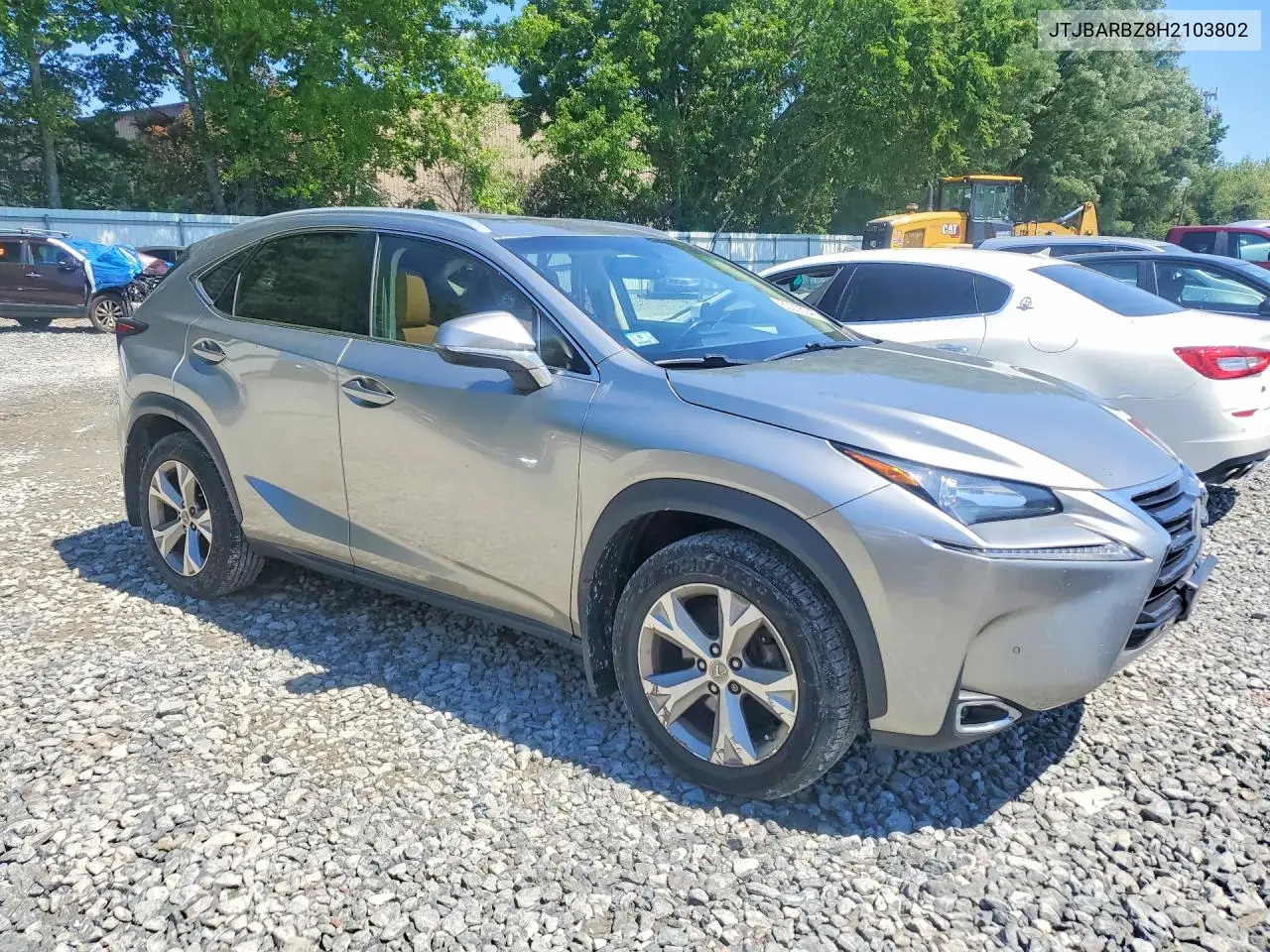2017 Lexus Nx 200T Base VIN: JTJBARBZ8H2103802 Lot: 60205046