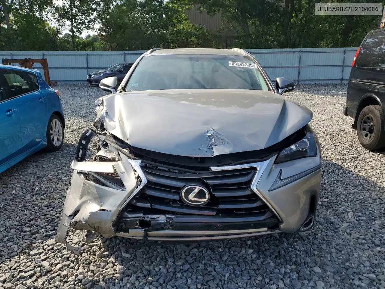 2017 Lexus Nx 200T Base VIN: JTJBARBZ2H2104086 Lot: 60262336