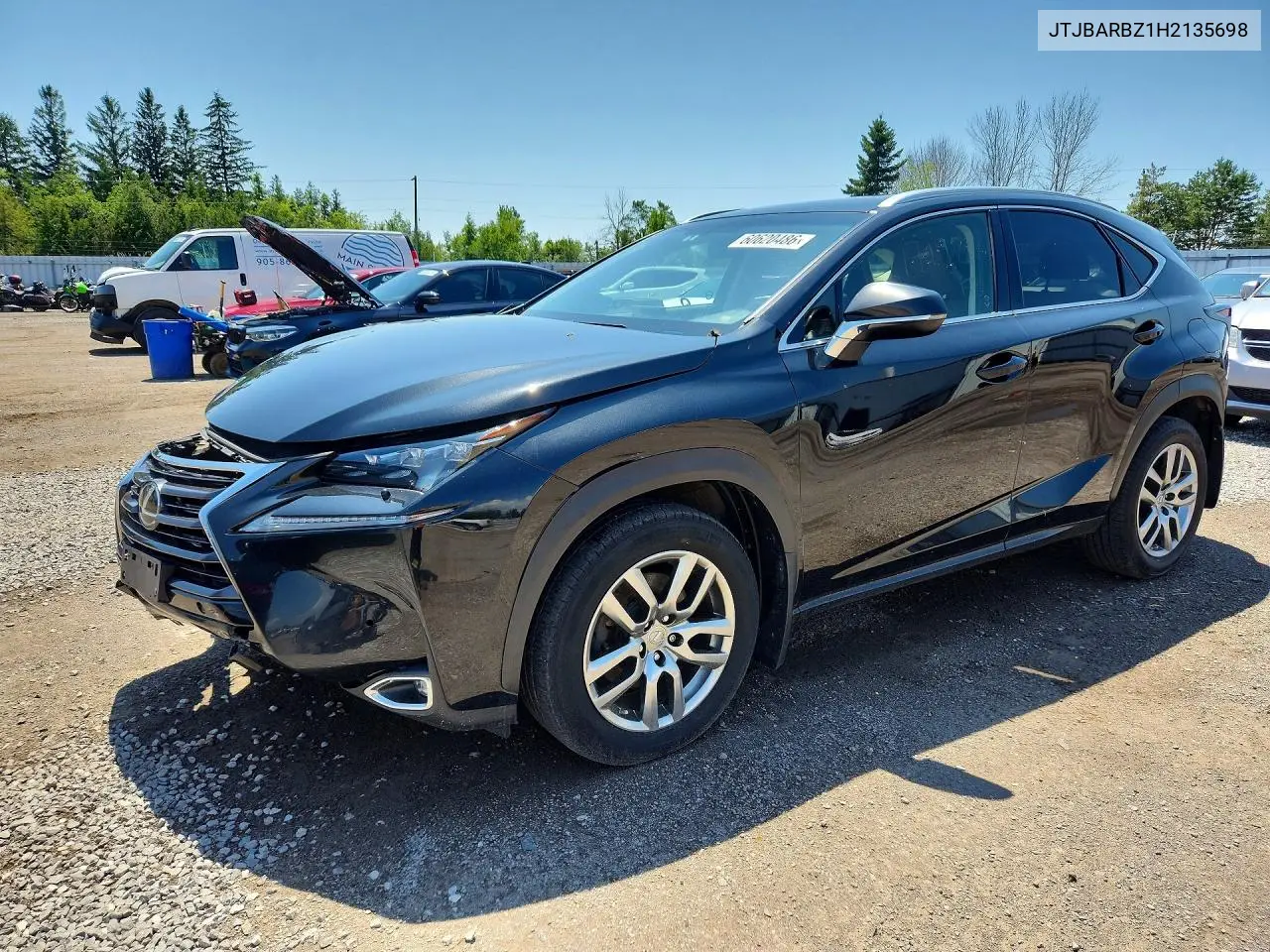 2017 Lexus Nx 200T VIN: JTJBARBZ1H2135698 Lot: 60620486