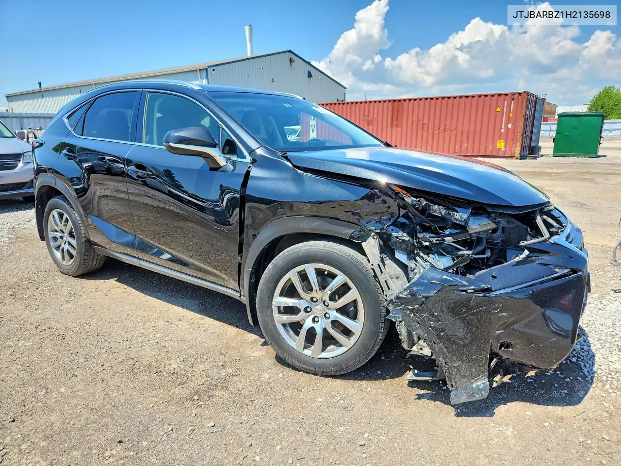 2017 Lexus Nx 200T VIN: JTJBARBZ1H2135698 Lot: 60620486