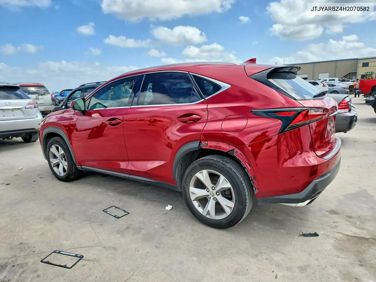 2017 Lexus Nx 200T Base VIN: JTJYARBZ4H2070582 Lot: 60642696