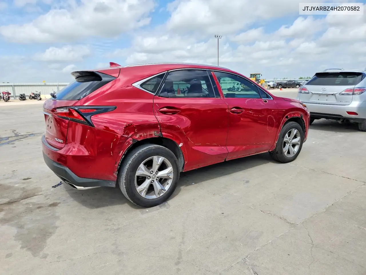 2017 Lexus Nx 200T Base VIN: JTJYARBZ4H2070582 Lot: 60642696