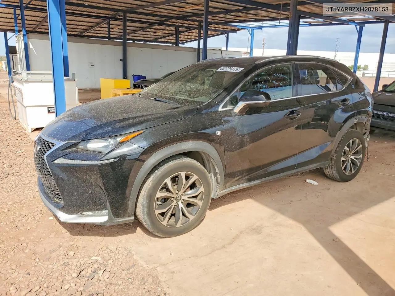 2017 Lexus Nx 200T F Sport VIN: JTJYARBZXH2078153 Lot: 60709816