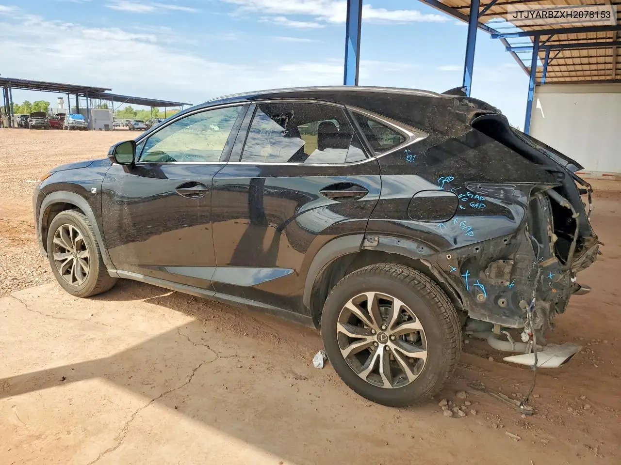 2017 Lexus Nx 200T F Sport VIN: JTJYARBZXH2078153 Lot: 60709816