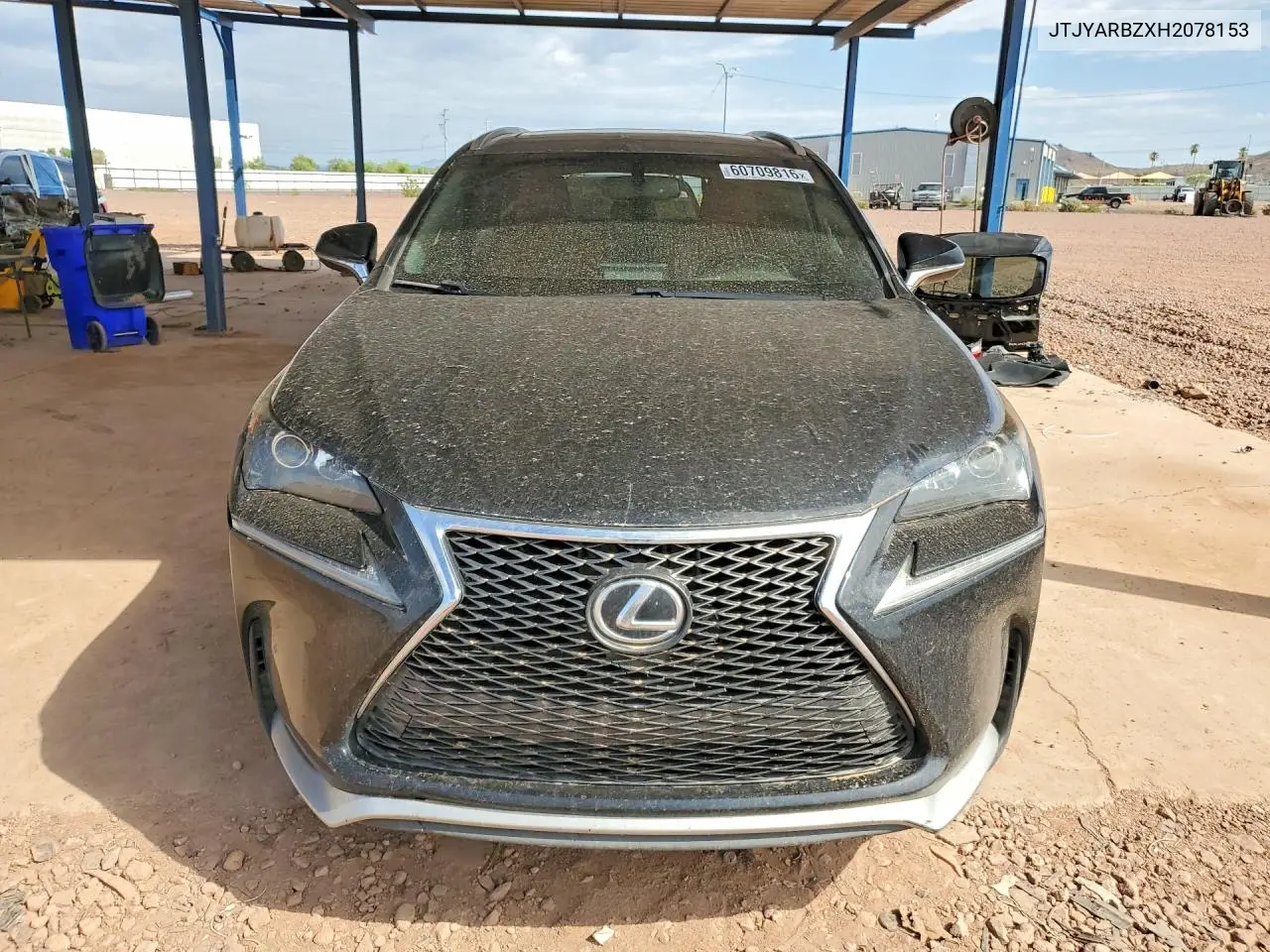 2017 Lexus Nx 200T F Sport VIN: JTJYARBZXH2078153 Lot: 60709816