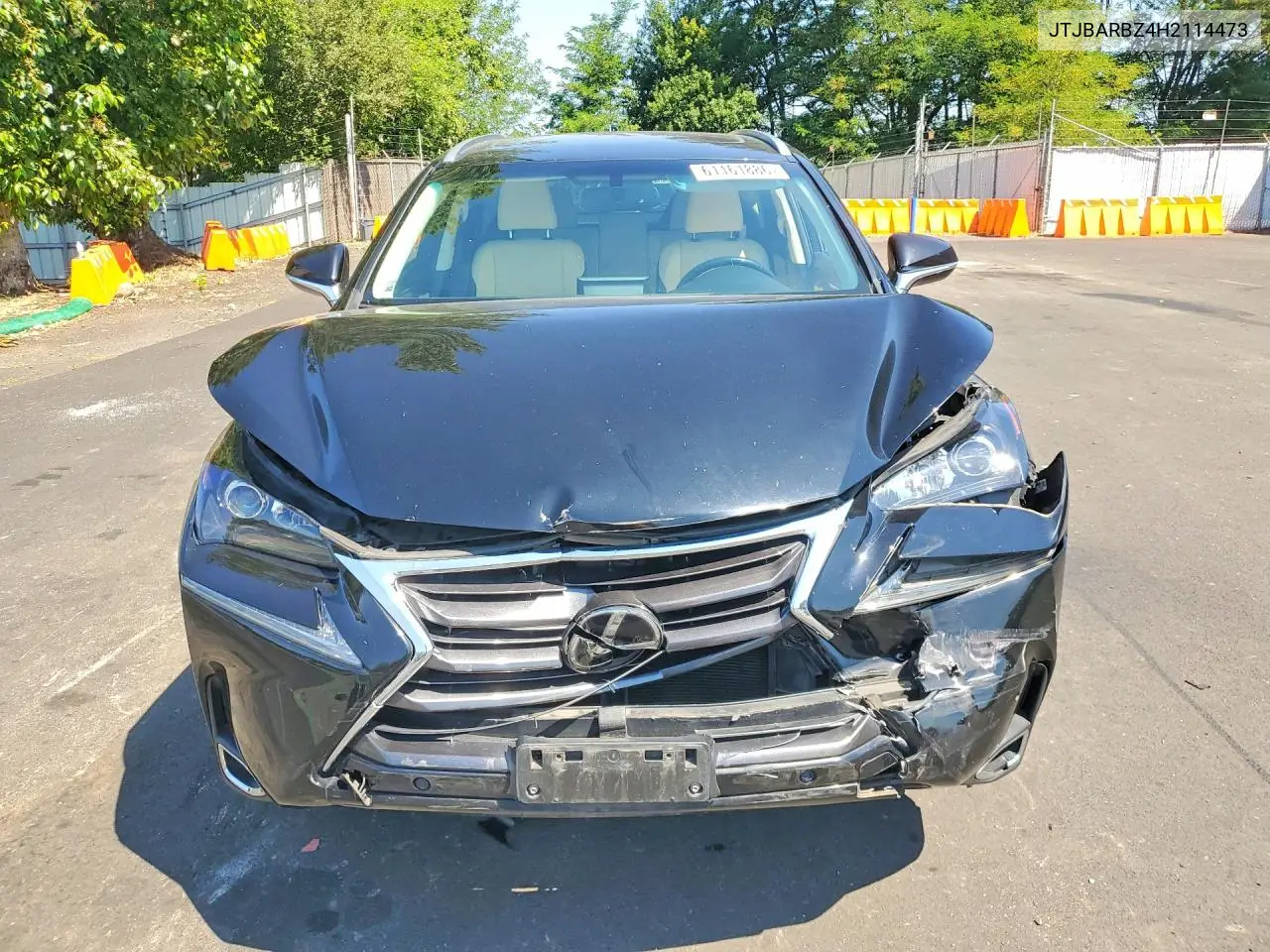 2017 Lexus Nx 200T Base VIN: JTJBARBZ4H2114473 Lot: 61161886
