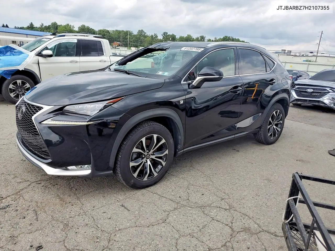 2017 Lexus Nx 200T F Sport VIN: JTJBARBZ7H2107355 Lot: 61202766