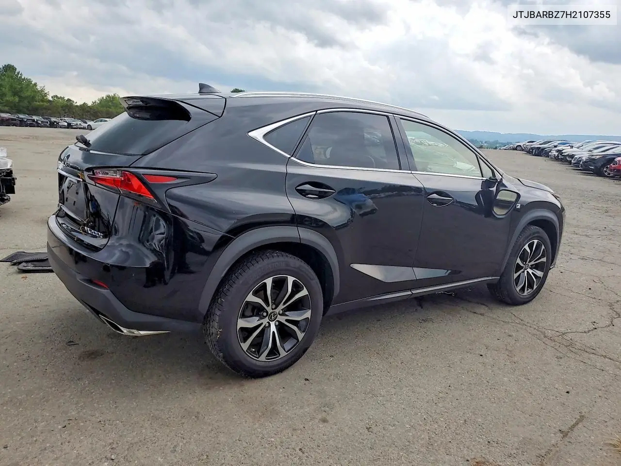 2017 Lexus Nx 200T F Sport VIN: JTJBARBZ7H2107355 Lot: 61202766