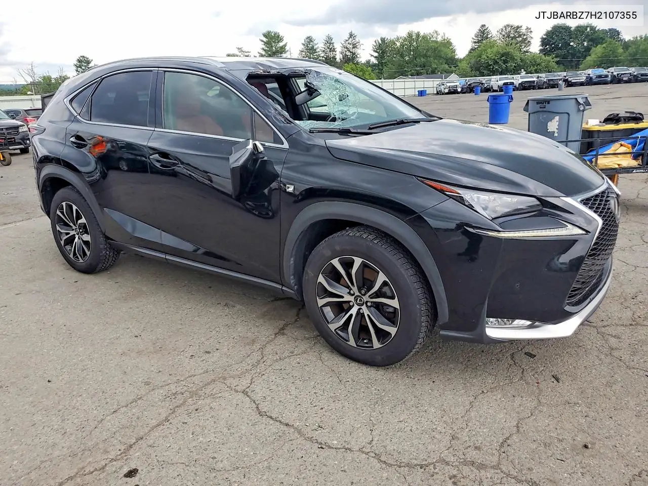2017 Lexus Nx 200T F Sport VIN: JTJBARBZ7H2107355 Lot: 61202766