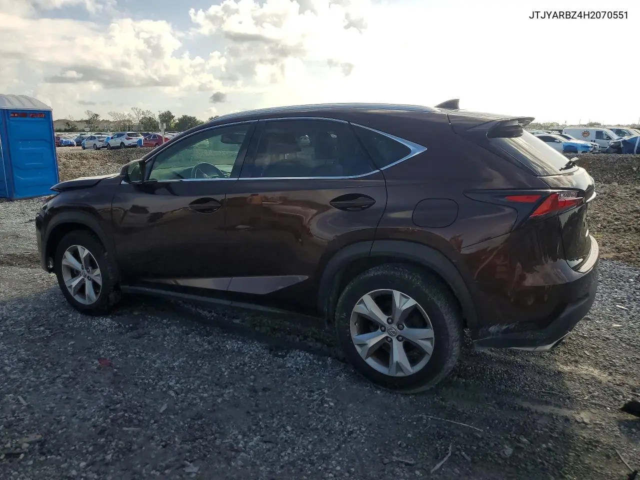 2017 Lexus Nx 200T Base VIN: JTJYARBZ4H2070551 Lot: 61615336