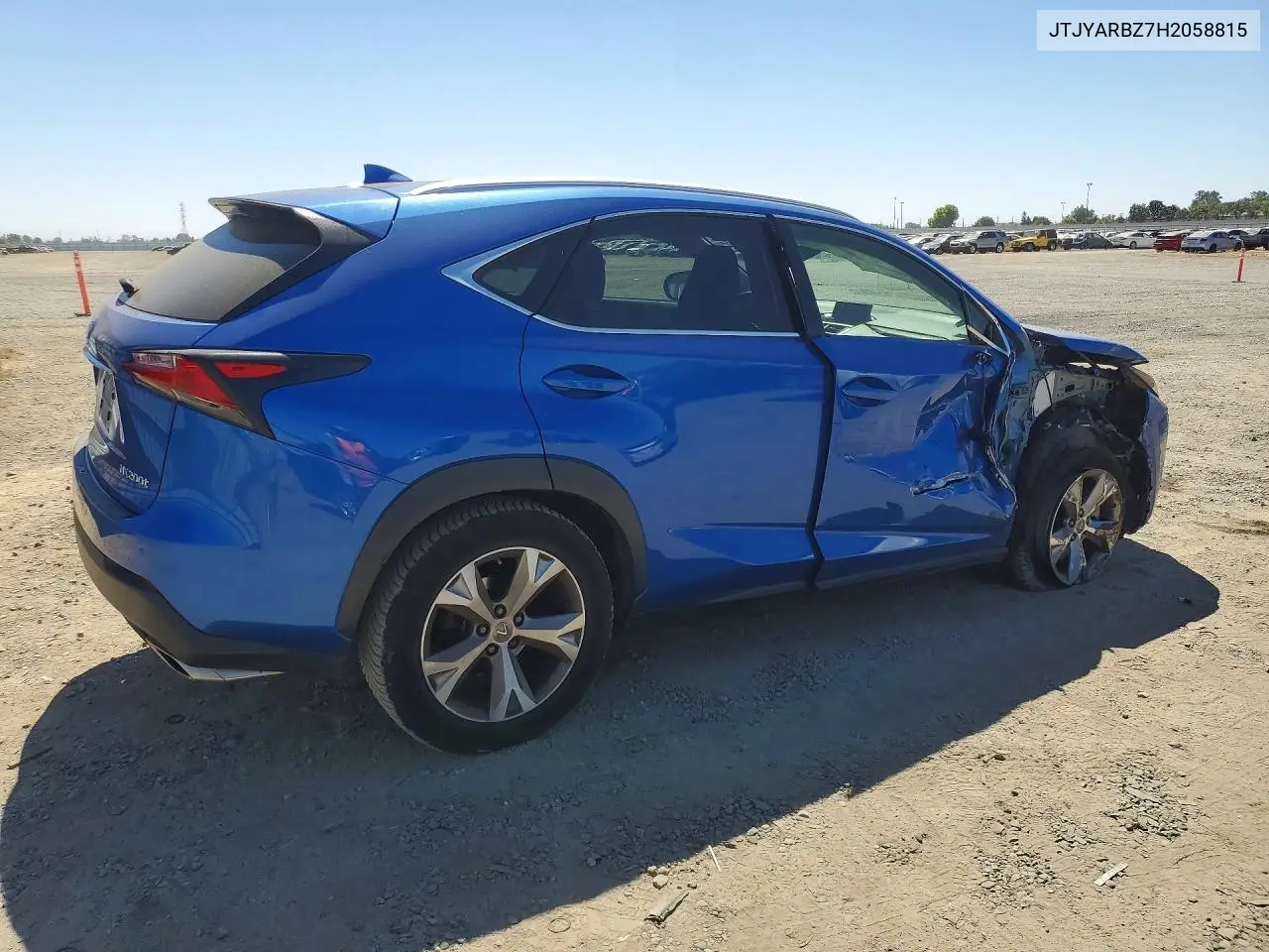 2017 Lexus Nx 200T Base VIN: JTJYARBZ7H2058815 Lot: 61752536