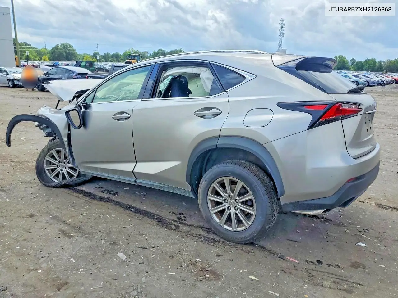 2017 Lexus Nx 200T Base VIN: JTJBARBZXH2126868 Lot: 62031746