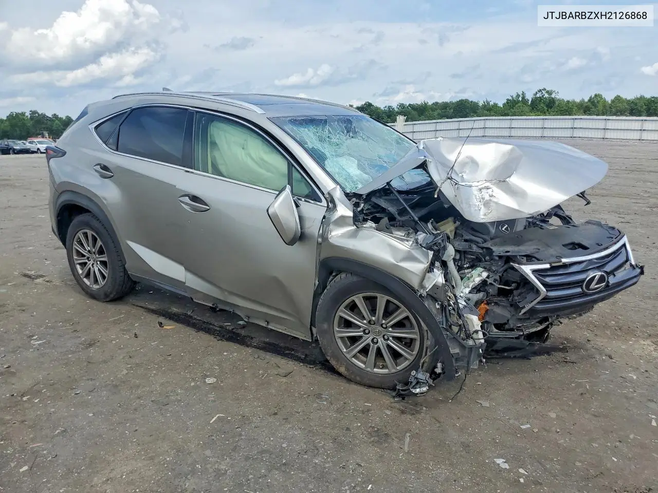 2017 Lexus Nx 200T Base VIN: JTJBARBZXH2126868 Lot: 62031746