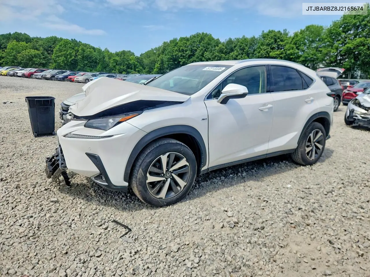 2018 Lexus Nx 300 Base VIN: JTJBARBZ8J2165674 Lot: 57313336