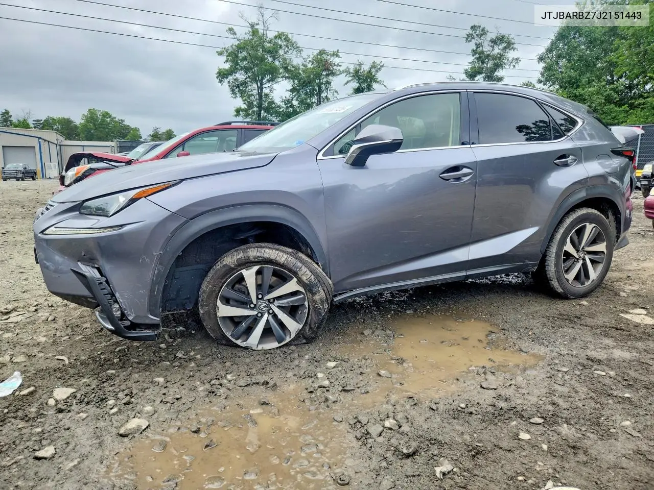 2018 Lexus Nx 300 Base VIN: JTJBARBZ7J2151443 Lot: 59882126