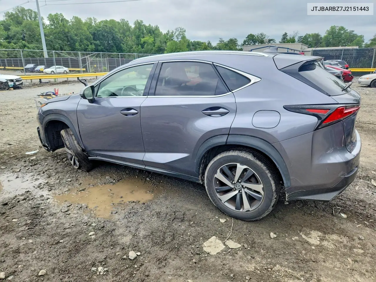 2018 Lexus Nx 300 Base VIN: JTJBARBZ7J2151443 Lot: 59882126
