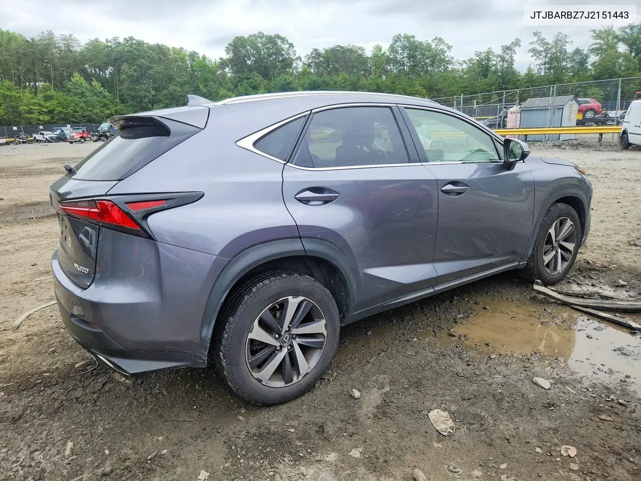 2018 Lexus Nx 300 Base VIN: JTJBARBZ7J2151443 Lot: 59882126