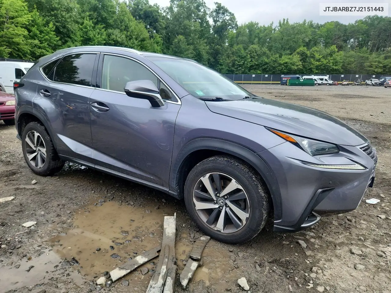 2018 Lexus Nx 300 Base VIN: JTJBARBZ7J2151443 Lot: 59882126