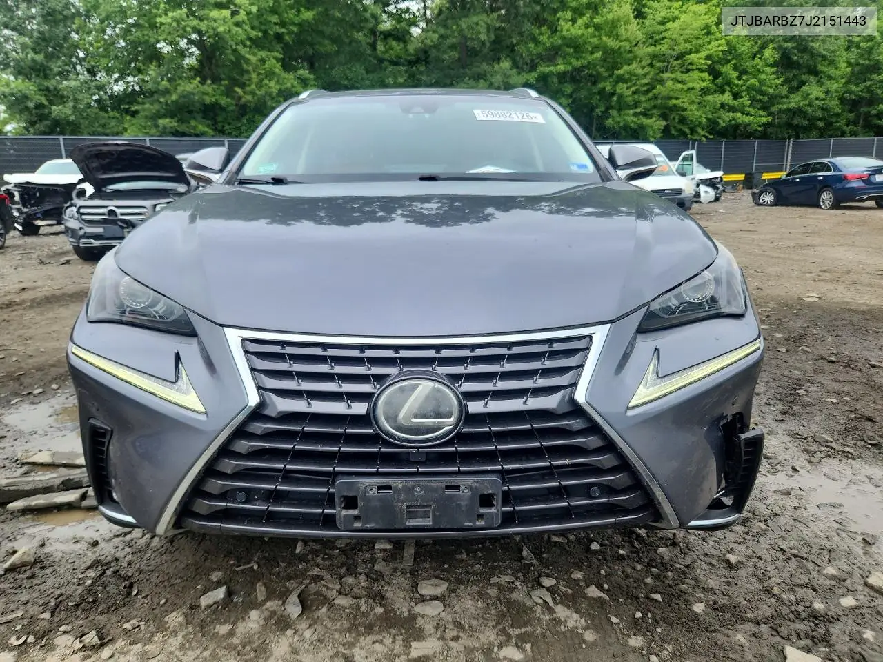 2018 Lexus Nx 300 Base VIN: JTJBARBZ7J2151443 Lot: 59882126
