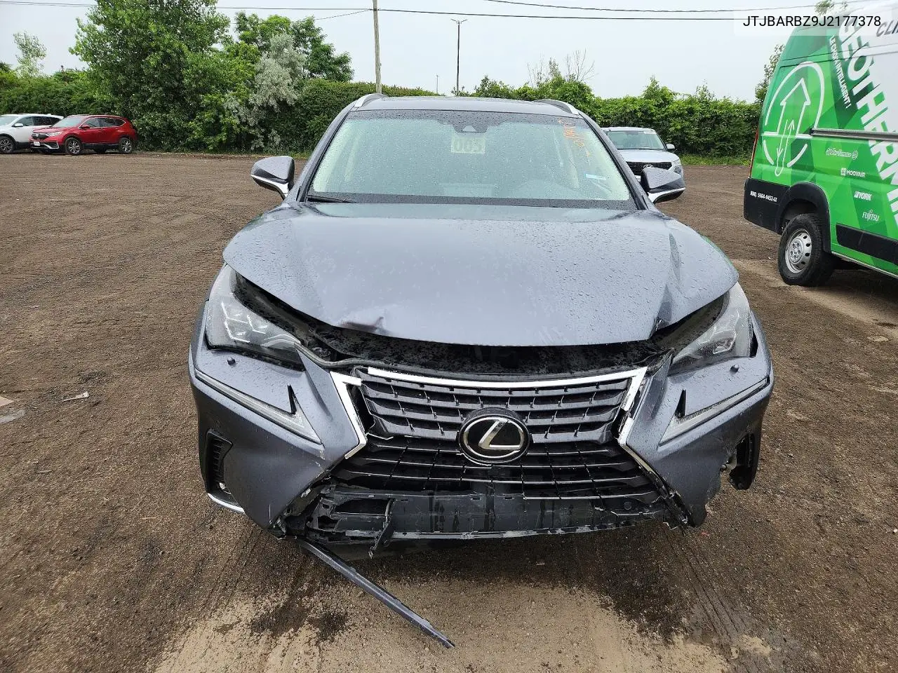 2018 Lexus Nx 300 Base VIN: JTJBARBZ9J2177378 Lot: 60239016