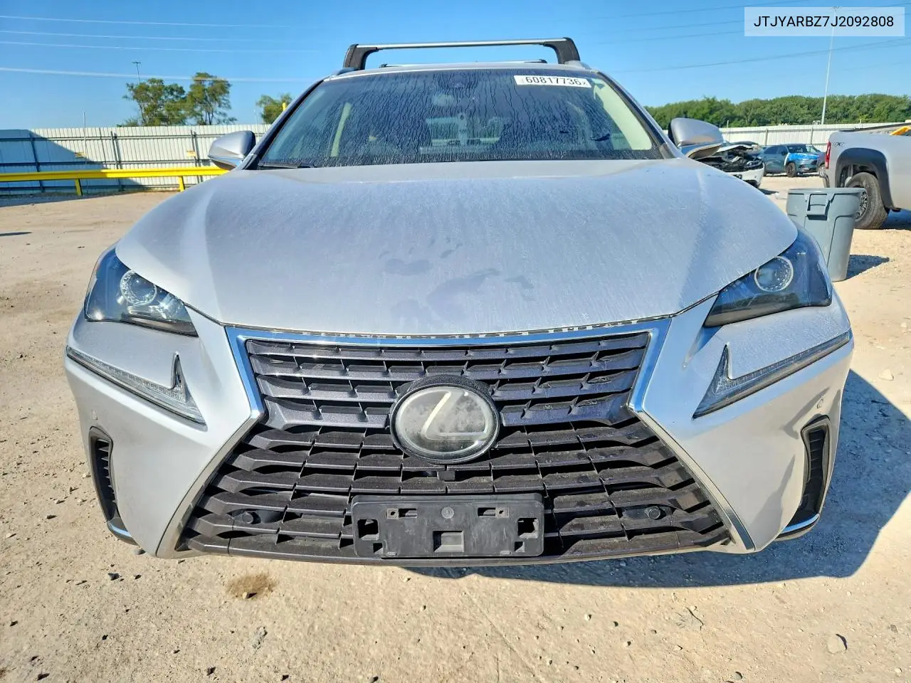 2018 Lexus Nx 300 Base VIN: JTJYARBZ7J2092808 Lot: 60817736