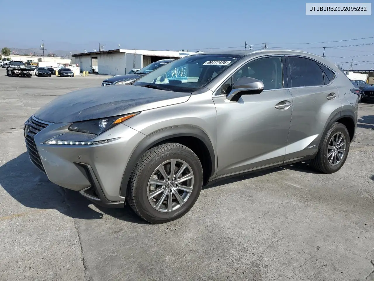 JTJBJRBZ9J2095232 2018 Lexus Nx 300H