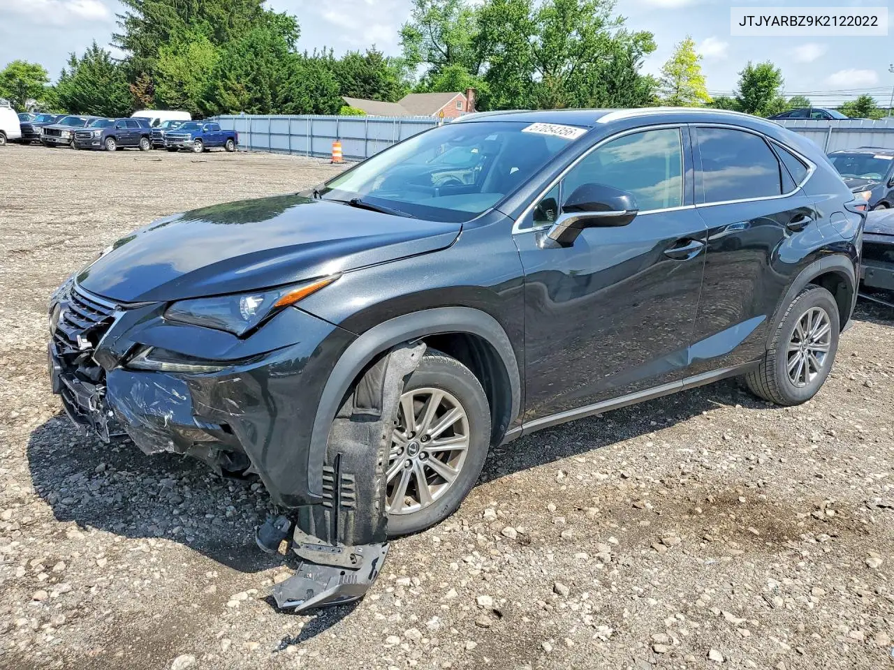 2019 Lexus Nx 300 Base VIN: JTJYARBZ9K2122022 Lot: 57054356