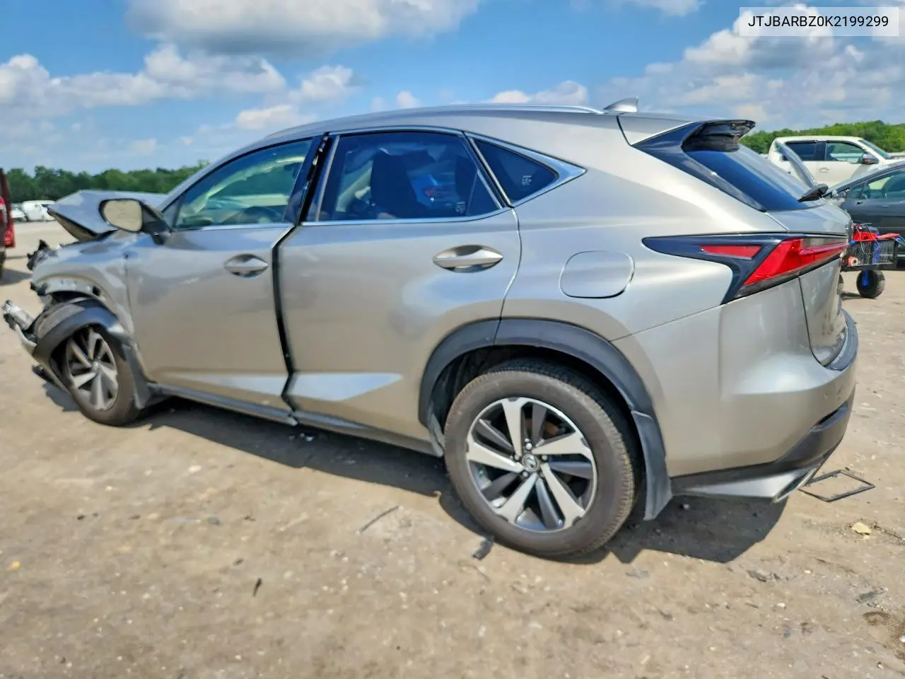2019 Lexus Nx 300 Base VIN: JTJBARBZ0K2199299 Lot: 58710356