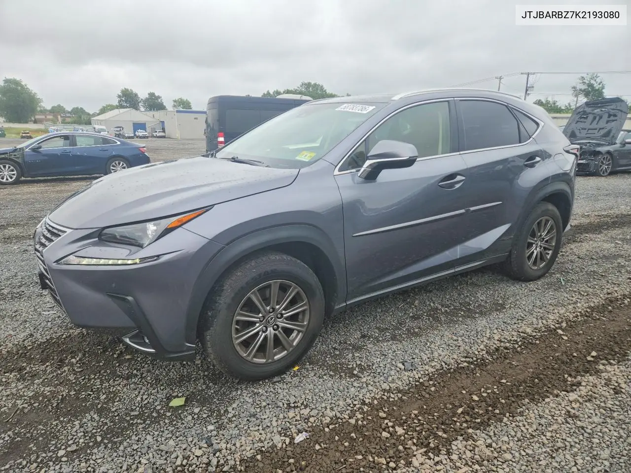 2019 Lexus Nx 300 Base VIN: JTJBARBZ7K2193080 Lot: 58783786