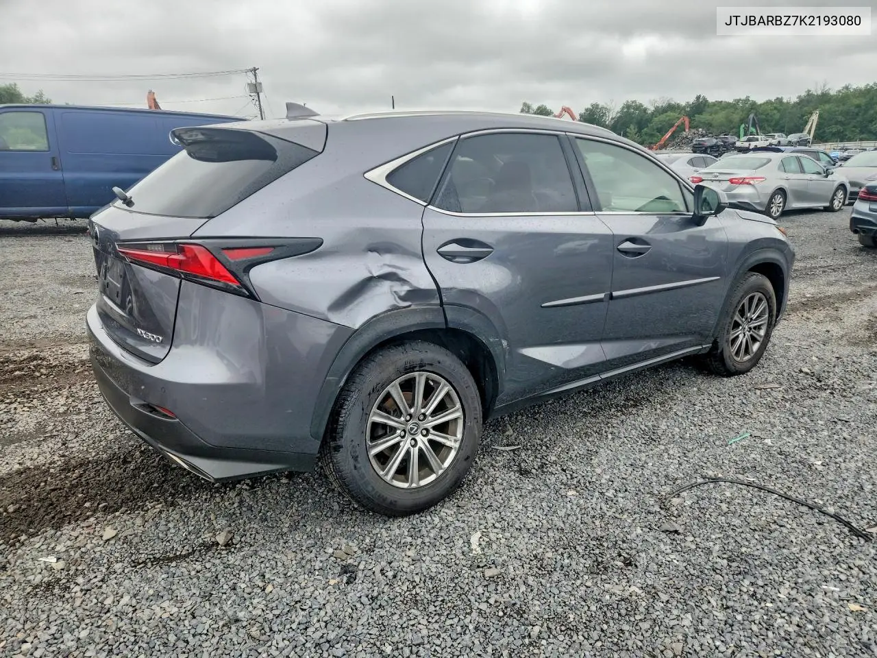 2019 Lexus Nx 300 Base VIN: JTJBARBZ7K2193080 Lot: 58783786
