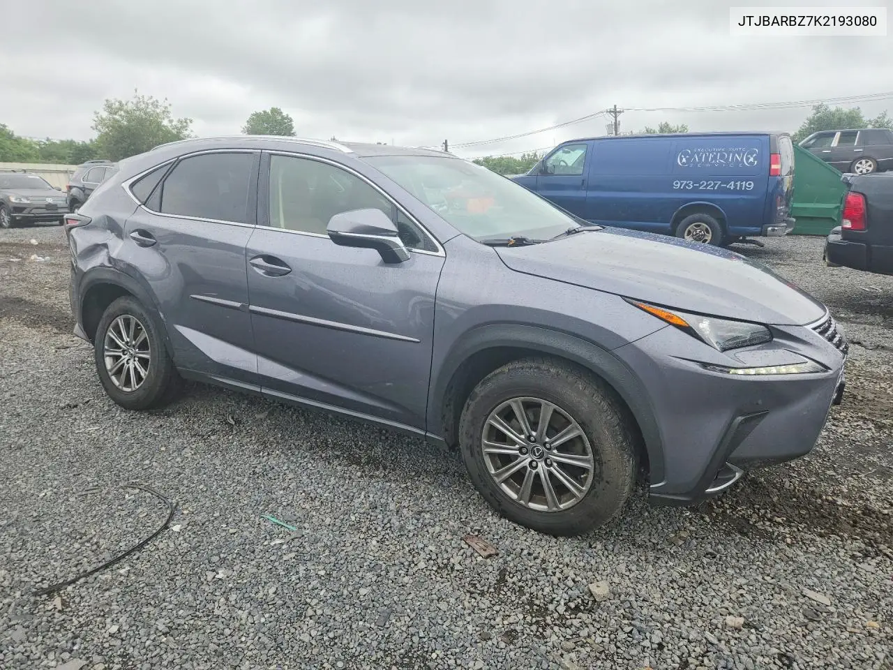 2019 Lexus Nx 300 Base VIN: JTJBARBZ7K2193080 Lot: 58783786