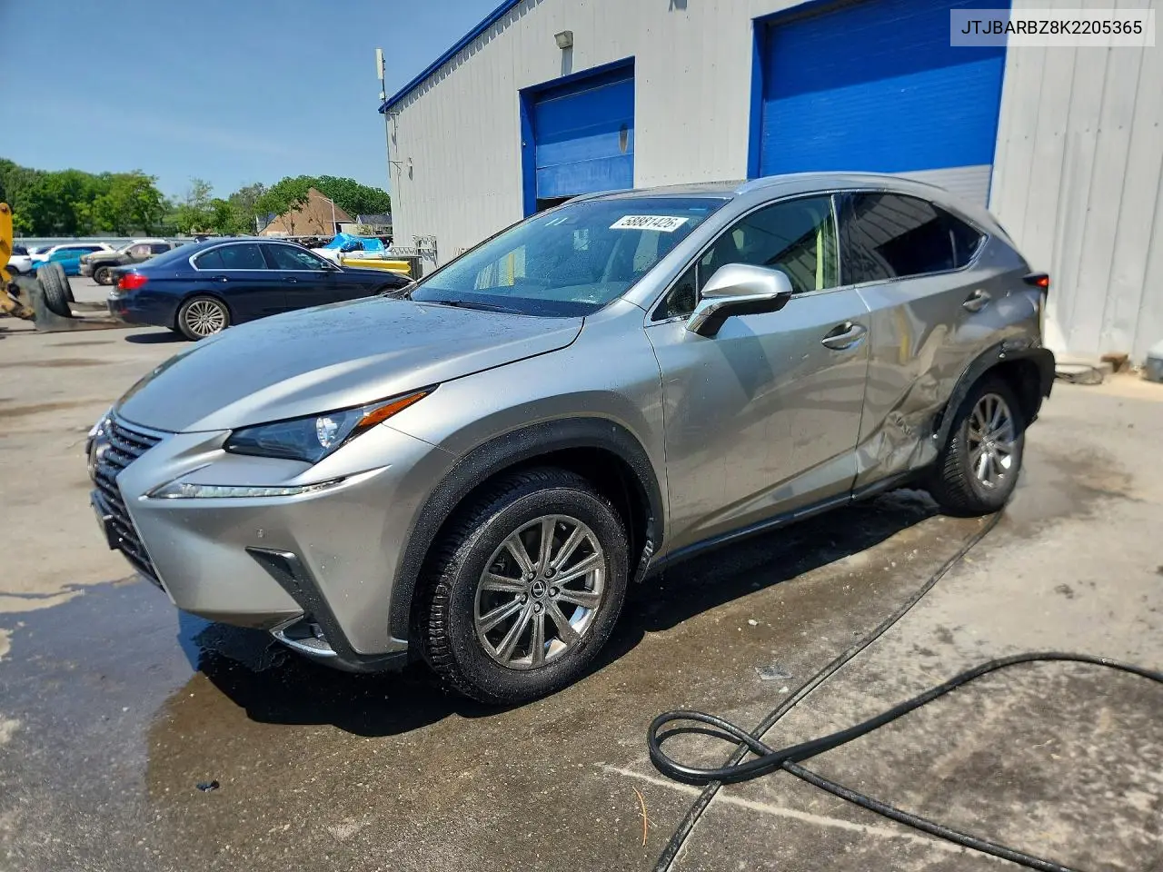 2019 Lexus Nx 300 Base VIN: JTJBARBZ8K2205365 Lot: 58881426