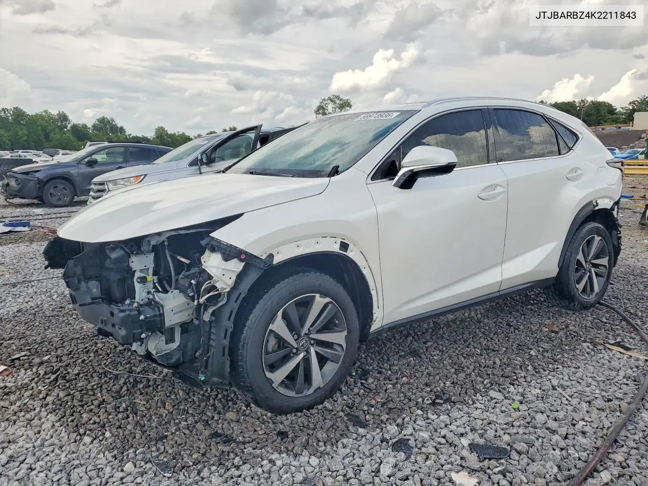 2019 Lexus Nx 300 Base VIN: JTJBARBZ4K2211843 Lot: 58973936