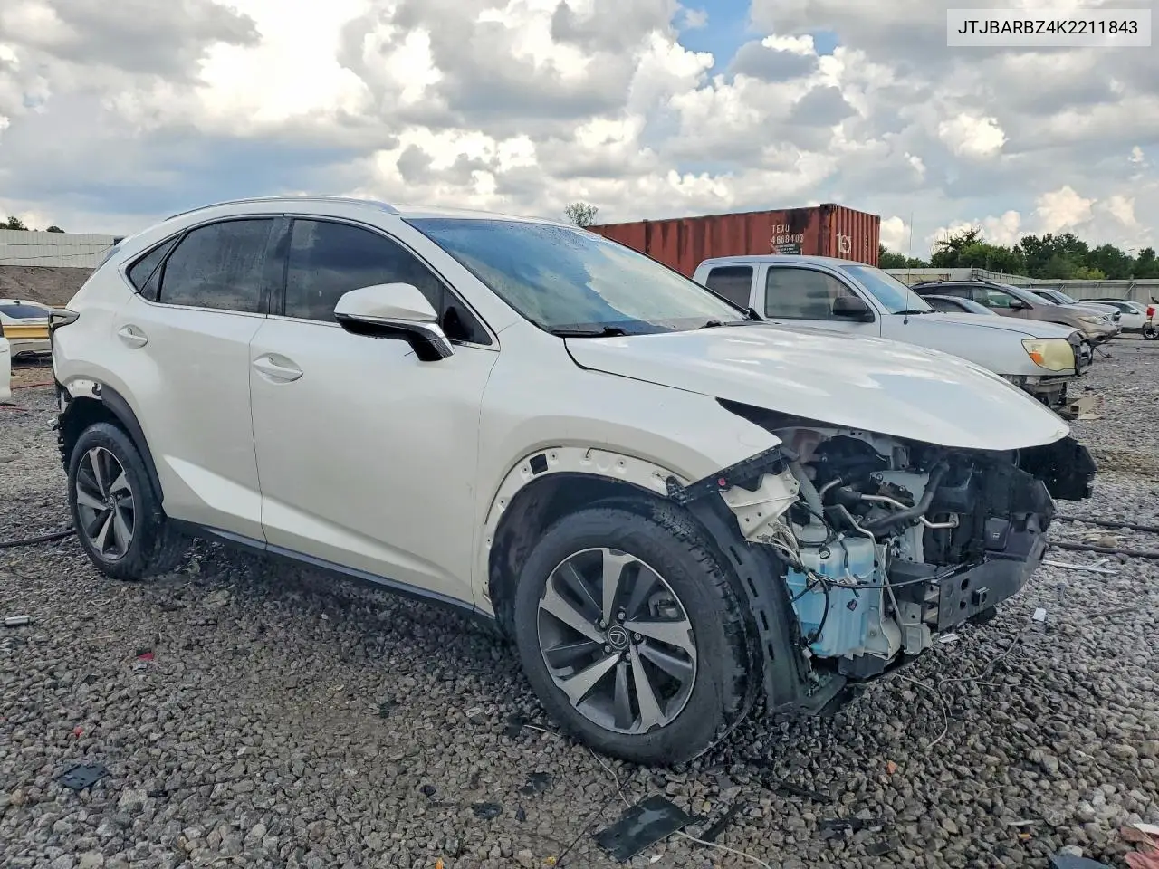 2019 Lexus Nx 300 Base VIN: JTJBARBZ4K2211843 Lot: 58973936