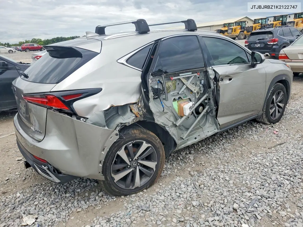 2019 Lexus Nx 300H VIN: JTJBJRBZ1K2122747 Lot: 59972086