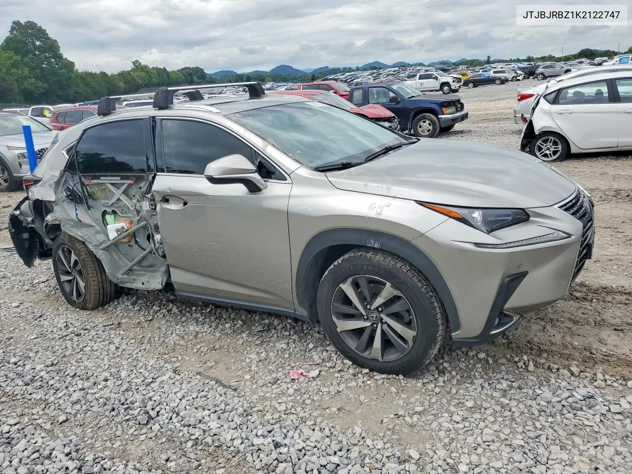 2019 Lexus Nx 300H VIN: JTJBJRBZ1K2122747 Lot: 59972086