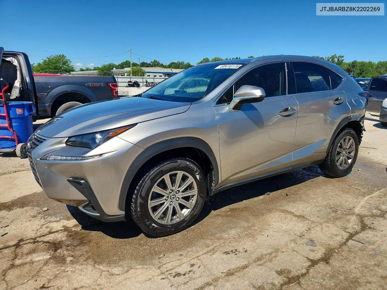 2019 Lexus Nx 300 Base VIN: JTJBARBZ8K2202269 Lot: 60416176