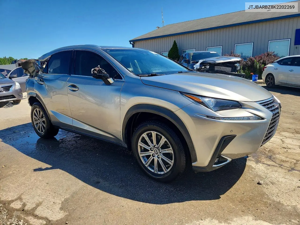 2019 Lexus Nx 300 Base VIN: JTJBARBZ8K2202269 Lot: 60416176