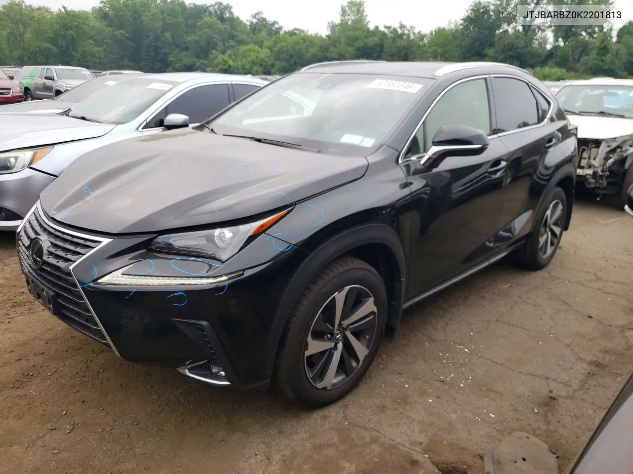 2019 Lexus Nx 300 Base VIN: JTJBARBZ0K2201813 Lot: 60660346