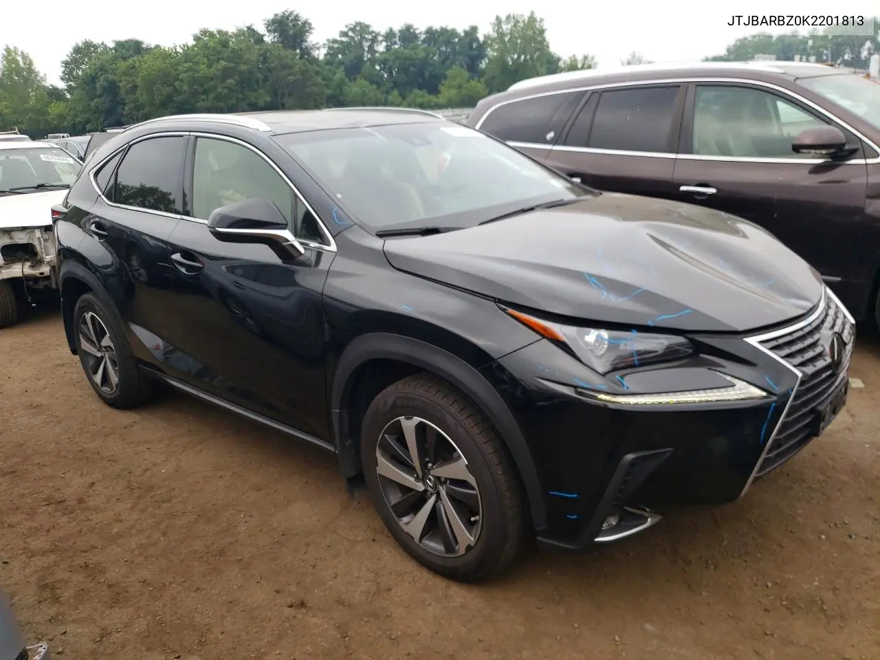2019 Lexus Nx 300 Base VIN: JTJBARBZ0K2201813 Lot: 60660346