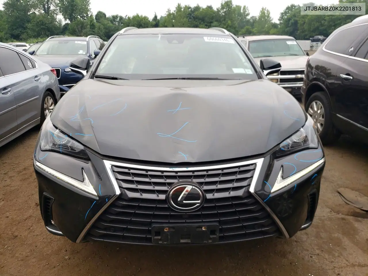 2019 Lexus Nx 300 Base VIN: JTJBARBZ0K2201813 Lot: 60660346