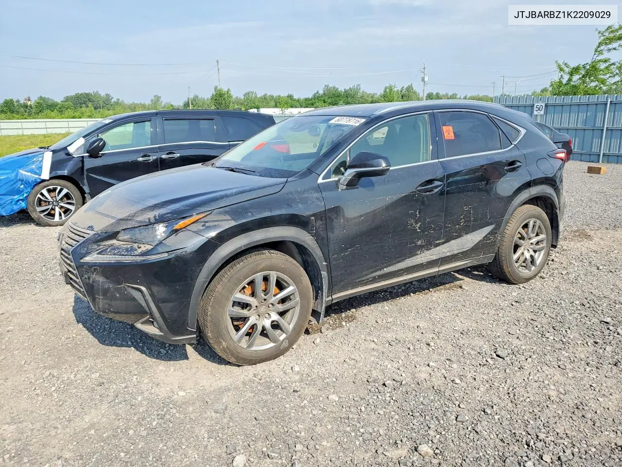 2019 Lexus Nx 300 Base VIN: JTJBARBZ1K2209029 Lot: 60778716